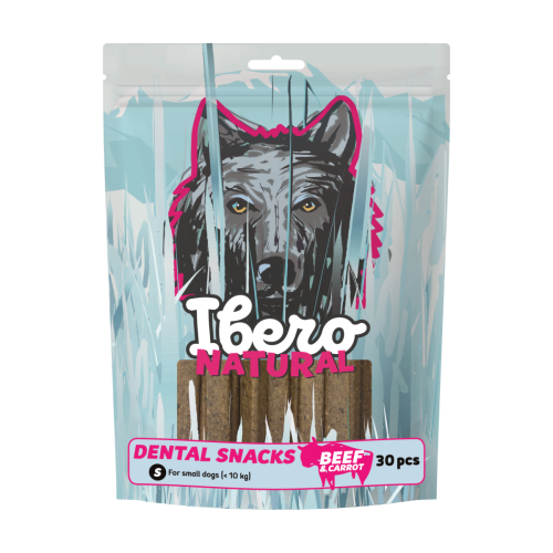 Ibero Dental Snacks Beef & Carrot - S (30szt/200g)