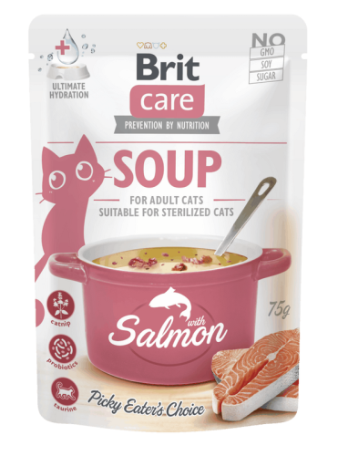 Brit Care Soup 75g – z łososiem