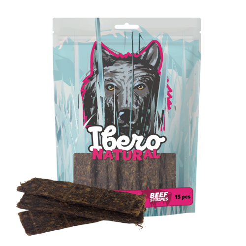Ibero Cold Meat Snacks Beef Stripes - 15 szt.