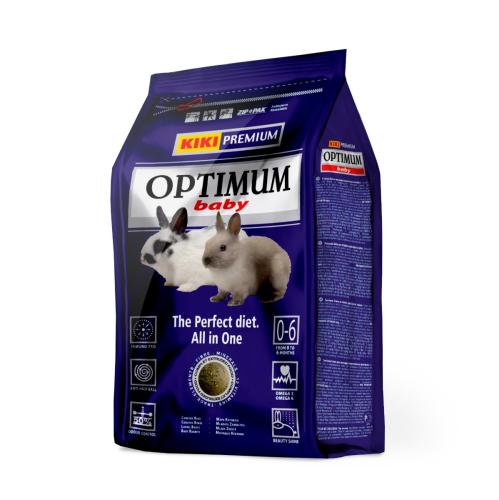KIKI Premium Optimum Baby Dwarf Rabbit - 800g
