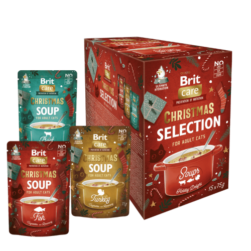 Zupy Brit Care Christmas Selection Multipack - 15 x 75 g