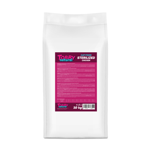 Tobby Natural Cat Sterilized Chicken - 10kg