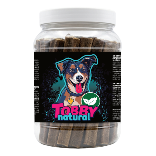 Tobby Natural Dental Snack 30 szt. - Mięta pieprzowa