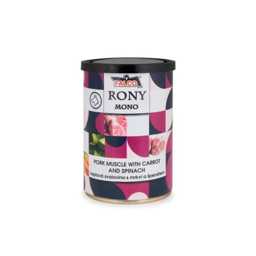 Sokol Falco Rony Mono Pork Muscle with Carrots and Spinach - 400g