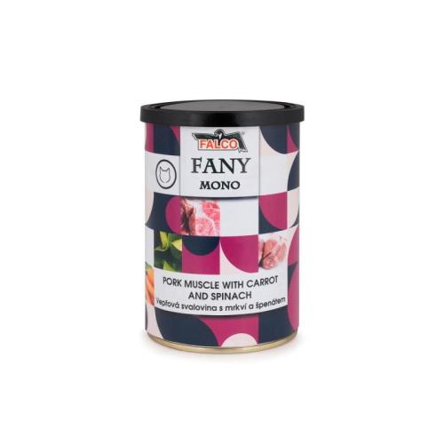 Sokol Falco Fany Mono Pork Muscle with Carrots and Spinach - 400g