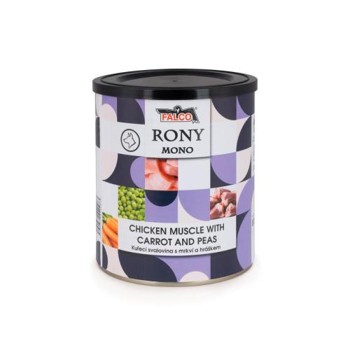 Sokol Falco Rony Mono Chicken Muscle with Carrots and Peas - 800g