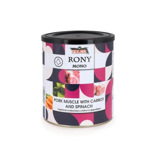Sokol Falco Rony Mono Pork Muscle with Carrots and Spinach - 800g