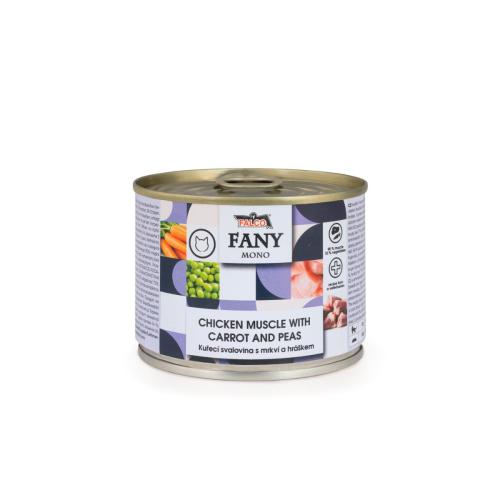 Sokol Falco Fany Mono Chicken Muscle with Carrots and Peas - 200g