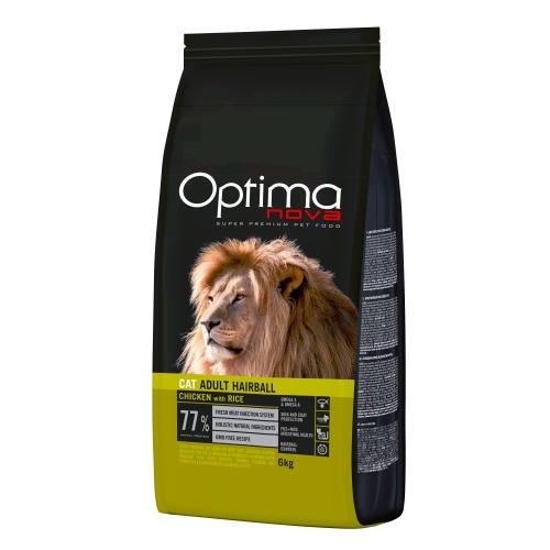 OPTIMAnova Cat Hairball Kurczak/Ryż - 6kg