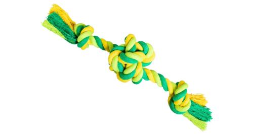 HipHop Cotton Knot 22cm/80g - Zielony/żółty