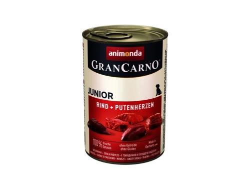 Animonda Grancarno dla psa 400g - Junior wołowina/serce z indyka