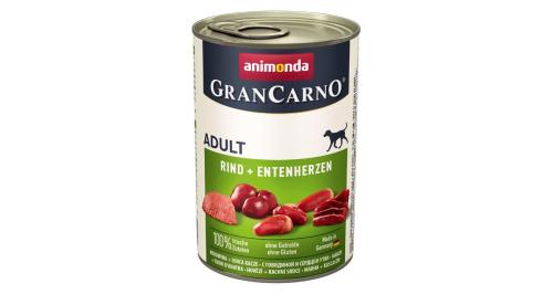 Animonda Grancarno dla psa 400g - Serce wołowe/kacze