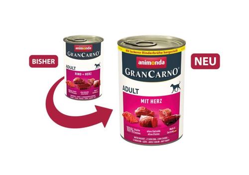 Animonda Grancarno dla psa 400g - Wołowina/Serce