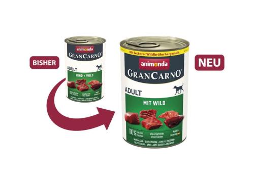 Animonda Grancarno Pies 400g - Dziczyzna