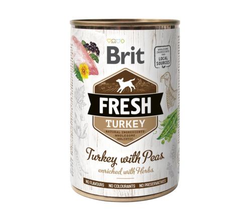 Brit Fresh 400g - Indyk/Groszek