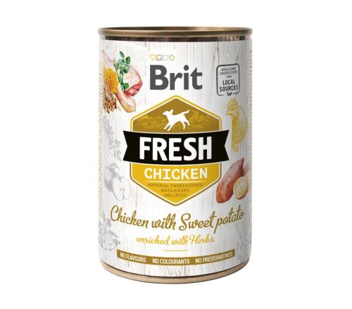 Brit Fresh 400g - Kurczak/Słodkie ziemniaki