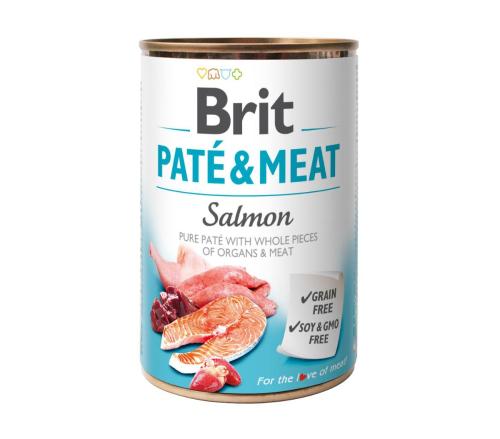 Brit Paté & Meat 400g - Łosoś