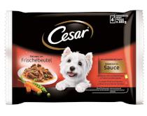 CESAR kapsa 4 x 100 g kurczaka / Beef