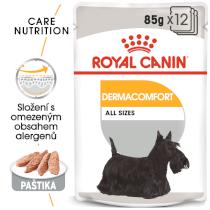 Royal Canin Dermacomfort Dog Loaf - kapsička s paštikou pro psy s problémy s kůží
