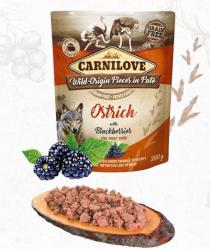 CARNILOVE dog  pouch PATÉ OSTRICH/blackberries