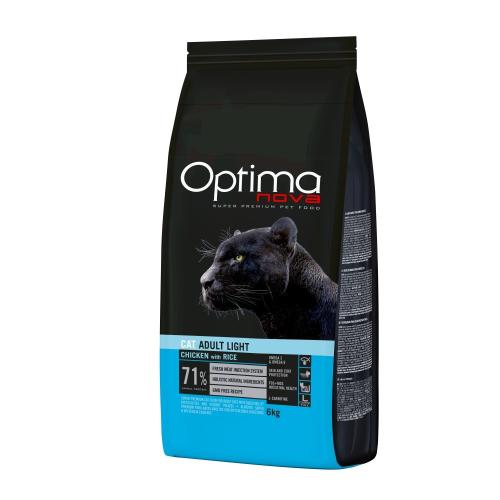 OPTIMAnova Cat Light Kurczak/Ryż - 6kg