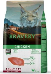 Bravery Cat Sterilized Chicken - 2kg