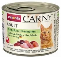 Animonda Carny Cat Wołowina/Indyk/Królik - 200g