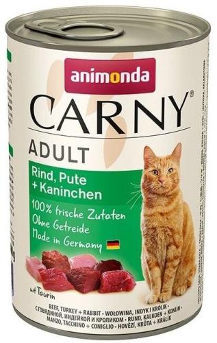 Animonda Carny Cat Wołowina/Indyk/Królik - 400g