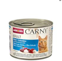 ANIMONDA cat konzerva  CARNY wołowina/dorsza/pietruszki