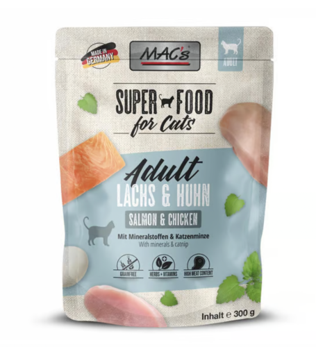 Mac´s Cat Pouch 100g - Łosoś i Kurczak