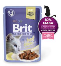 Brit kot saszetka Filety w galarecie 85 g