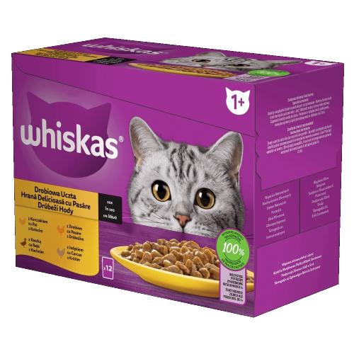 Whiskas Uczta Drobiowa w Soku - 12x85 g