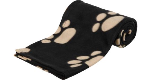 Kocyk Trixie Barney 150x100cm - Czarny/beżowy Łapy