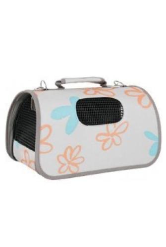 Torba podróżna Zolux Kwiat 21x36x24cm - Szara