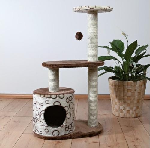 Drapak Casta Brązowo-Beżowy - Wysokość 95cm