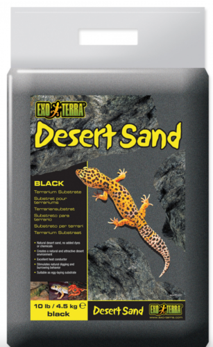 Hagen Exo Terra Piasek Pustynny 4,5kg - Czarny