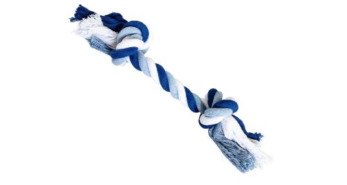 Węzeł HipHop Bawełniany 30cm/140g - Niebieski/Biały