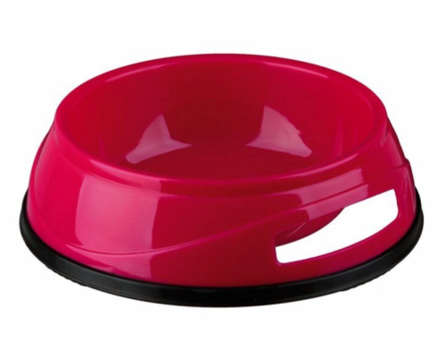 Trixie Miska Ciężka Plastikowa Z Gumą - 1,5l/20cm
