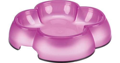 Trixie Miska Plastikowa Czterolistna Koniczyna Z Gumą - 0,25 l/14cm