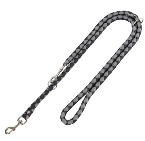 Trixie Lead Cavo Extended 1,2cm/2m - Czarny/Srebrny