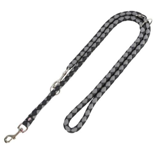 Trixie Lead Cavo Extended 1,8cm/2m - Czarny/Srebrny