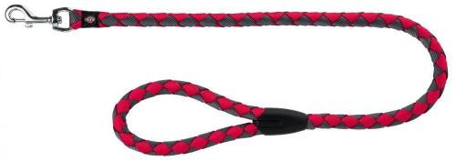 Smycz Trixe Cavo 1,8cm/1m - Czerwono-Srebrna