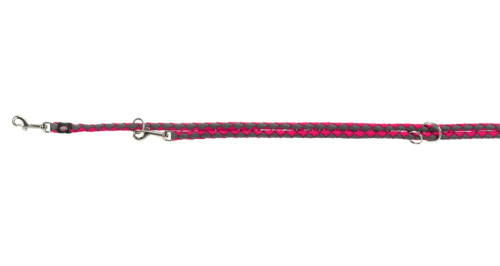 Trixie Lead Cavo Extended 1,2cm/2m - Fuksja/Grafit