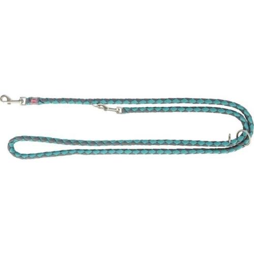Smycz Trixie Cavo rozstaw 1,8 cm/2 m - Aqua/Graphite