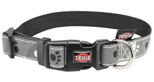 Obroża Trixie Srebrna Odblaskowa - 2,5/40 do 65cm