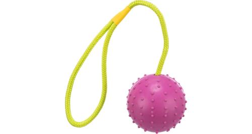 Trixie rzucająca wyboistą piłką na sznurku - 7cm/30cm