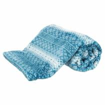 Kocyk Trixie Świąteczny Lumi Niebieski/Biały - 100x70cm