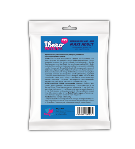 Próbka - Ibero Natural Dog Maxi Adult - 80g